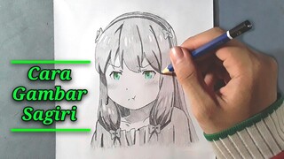 Cara menggambar Izumi Sagiri - anime eromanga sensei