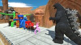 Heisei Godzilla ARENA DEATH RUN - Animal Revolt Battle Simulator