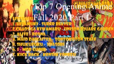 Top Anime Fall 2022 Openings Part I