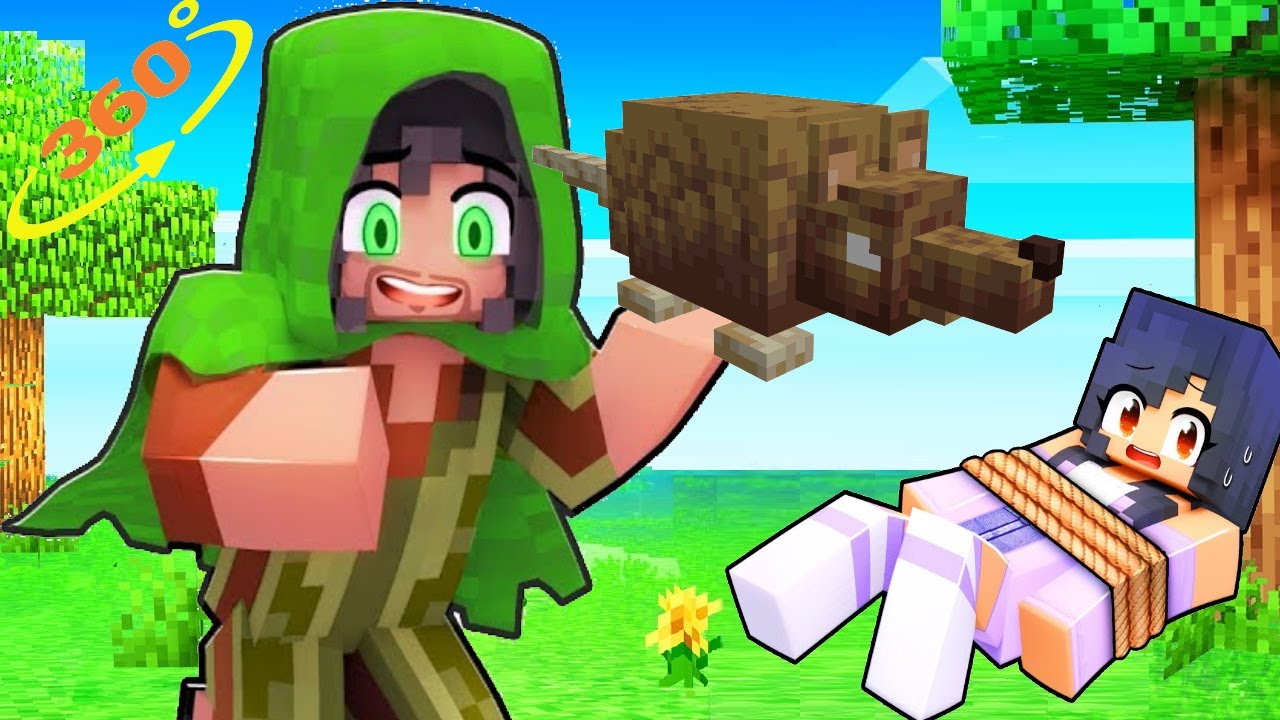 Aphmau saving friends from SONIC.EXE in Minecraft 360° - BiliBili