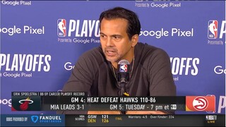 Erik Spoelstra:"We have some gnarly competitors in our locker room that love big challenges."