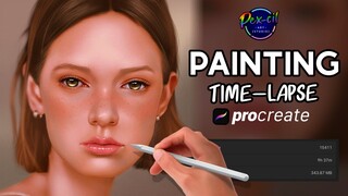 Pex-cil [ PAINTING ] Painting a Women | วาดด้วย Procreate | Time-lapse