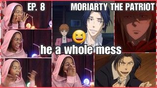 Sherlock's Test! | Moriarty the Patriot Episode 8 Reaction | Lalafluffbunny