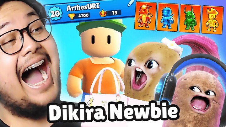 AKU PURA PURA BARU MAIN UNTUK NGEPRANK TEMENKU DI STUMBLE GUYS!?