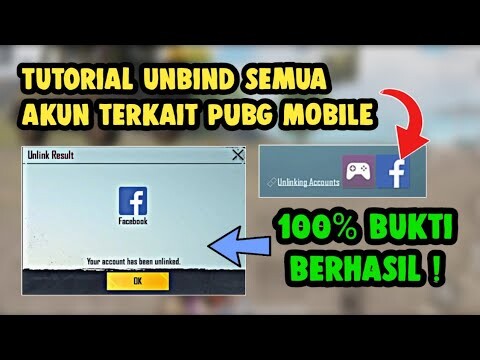 CARA UNLINK AKUN FACEBOOK/TWITTER PUBG MOBILE - 100% WORK & BUKTI SAMPAI BERHASIL !