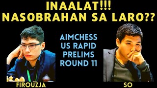 TULOY TULOY ANG HINAGPIS! Aimchess US Rapid 2021 Alireza Firouzja vs Wesley So Quarter Finals D1 G 1