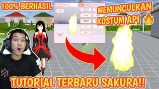 TUTORIAL MEMUNCULKAN KOSTUM API BERKEKUATAN!! SAKURA SCHOOL SIMULATOR