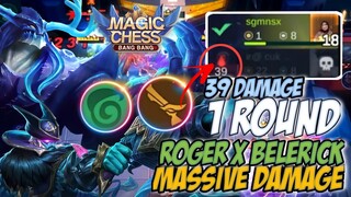 3 STAR BELERICK FEAT 3 STAR ROGER NATURE GUNNER MASSIVE DAMAGE COMBO ! MAGIC CHESS