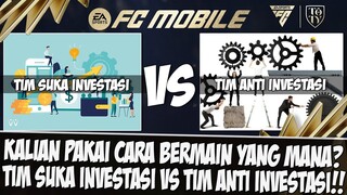 CARA MENCARI COIN FC MOBILE!!! TIM SUKA INVESTASI VS TIM ANTI INVESTASI EVENT TOTY 24 EA FC MOBILE