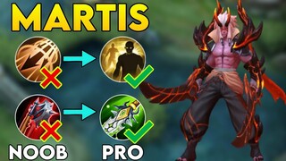 "BACK TO META?!" Martis Best Build 2020 | Top 1 Global Martis Build | Martis Mobile Legends