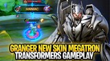 Granger Upcoming New Transformers Skin Megatron Gameplay | Mobile Legends: Bang Bang