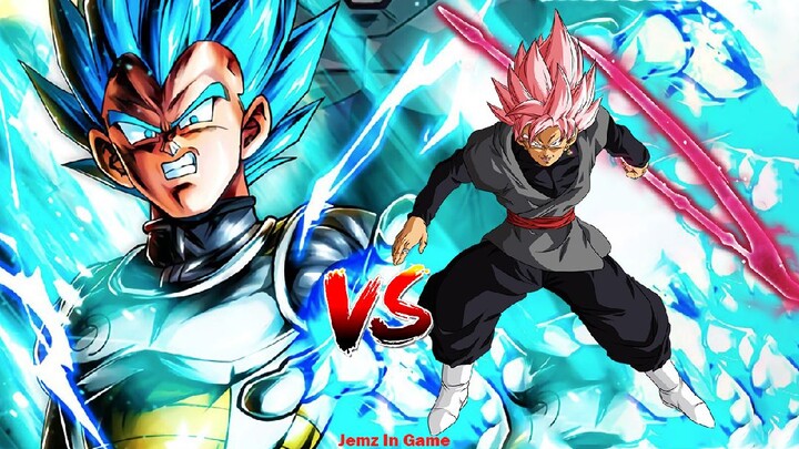 Vegeta super Saiyan blue Vs Goku black rose form | Full Fight HD | who would win? Jemz In Game