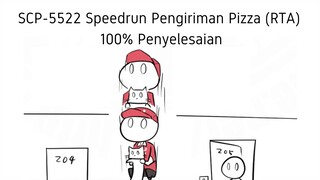 Speedrun Delivery Makanan - SCP-5522 "Pizza Delivery Speedrun (RTA) 100% Completion" (Komik SCP)