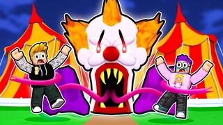 Can RAINBOW FRIENDS Escape This HAUNTED CARNIVAL In ROBLOX!? (CREEPY ROBLOX OBBY!)