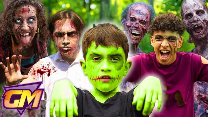 Zombie Hide and Seek! (We Turned Into Zombies!)