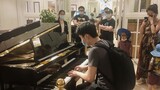 【Piano in the Street】《aLIEz》 played on expensive grand piano