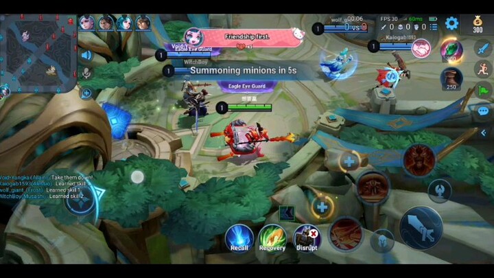 zhangfei gameplay  support  honor of king indonesia