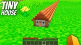 What's INSIDE the LONGEST SMALLEST HOUSE in Minecraft ? I found a TINY  LONGEST HOUSE !