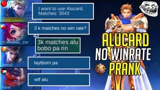 ALUCARD 3,000 MATCHES + NO WINRATE PRANK -DRACULA - MLBB