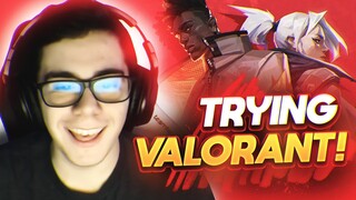 TF Blade | TRYING OUT VALORANT FOR THE FIRST TIME!