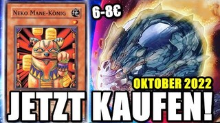 Yu-Gi-Oh! Diese KARTEN solltest du jetzt KAUFEN! Oktober 2022! +GEWINNSPIEL