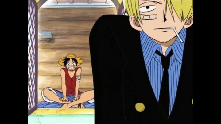 One Piece Funny Moment: Where's my Straw Hat? - Luffy & Sanji