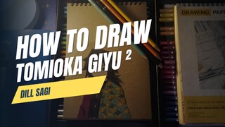 Hasira Air Kulkas 2 pintu🥶 [Kimetsu No Yaiba] Drawing DillSagi | Part 2
