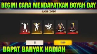 CARA MENDAPATKAN BUNDLE LEGENDARY BOYAH DAY FREE FIRE | BUNDLE LEGENDARY BOYAH DAY TERBARU FREE FIRE