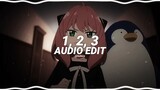 1, 2, 3 (sped up) - sofia reyes ft. jason derulo & de la ghetto [edit audio]