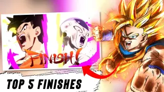 Top 5 Best Dramatic Finishes in Dragon Ball FighterZ