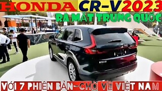 Honda CR-V 2023 ra mắt 'sát vách' Việt Nam: 7 phiên bản, giá quy đổi từ 616 triệu đồng @24h TV