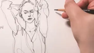 The Professional Illustrator Teaches You How to Draw Sketch Lines.