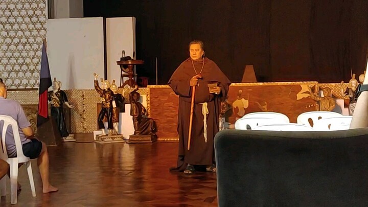 Padre Damaso @ the cultural play in Las Casas