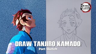 Draw Tanjiro kamado PART 1/2 (Sketch)