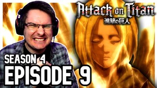 ATTACK ON TITAN Season 4 Episode 9 REACTION | Anime Reaction