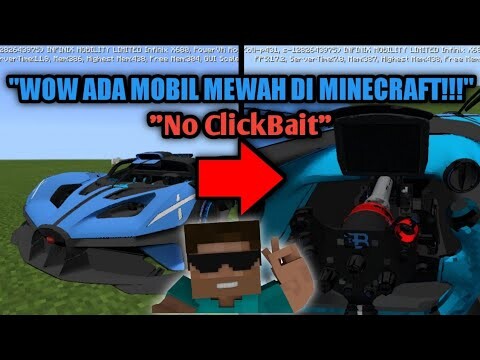 Cara Mendapatkan Mobil Di Minecraft | No ClickBait | 100%Works