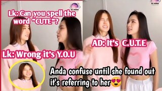 [Andalookkaew] Anda and Lookkaew Spelling challenge that straight from your heart.😍