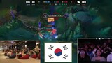BLV Hàn Quốc gào thét cực phê trong pha giao tranh ván 5 giữa DRX vs EDG