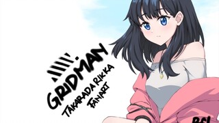 Takarada Rikka SSSS.Gridman fanart