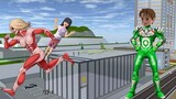 Yuta Jadi Ultraman Gojek Mio Diculik Titan Female | Sakura School Simulator @Gulali GaminG