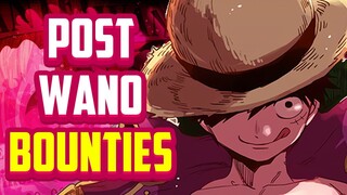 The NEW Straw Hat Pirates Bounties Post Wano | One Piece Theory