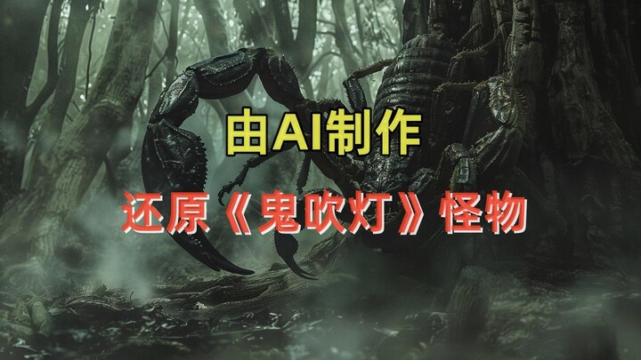 用AI还原出《鬼吹灯》原著里的怪物，睁大眼睛别走开！