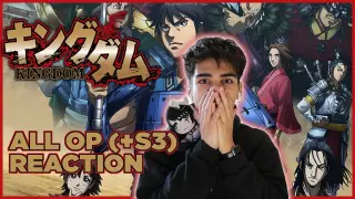 KINGDOM OPENINGS 1-3 (All Openings!) | Anime Reaction