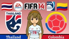 Kinako FIFA 14 | Thailand VS Colombia