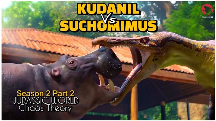 KUDANIL LAWAN DINOSAURUS | ALUR CERITA JURASSIC WORLD CHAOS THEORY S2 ( PART 2 )