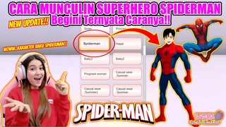 TUTORIAL TERBARU!! CARA MUNCULIN KARAKTER SPIDERMAN DI SAKURA!! SAKURA SCHOOL SIMULATOR-PART 607