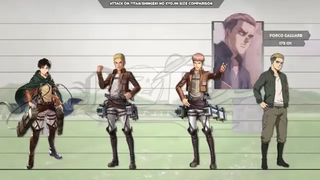 Attack on Titan all character Size Comparison part 4 #attackontitan