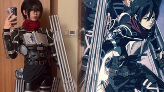 [Attack on Titan musim terakhir makeup percobaan Mikasa] "Layar vertikal dapat dimakan" apakah ini dari lukisan aslinya? Ternyata di balik ketampanan itu aku yang berkelahi dengan "Pipa Rusak"