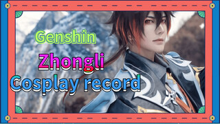 Zhongli Cosplay record