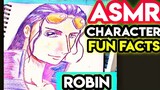 ✏️ [ASMR] | DRAWING ANIME CHARACTERS | ROBIN from One Piece | FUN FACTS #Shorts